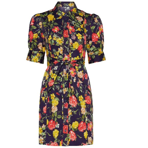 Marissa Webb Dresses & Skirts - Size 8 - MARISSA WEBB - Floral Printed Puff Sleeve Dress Rent Runway $260 msrp